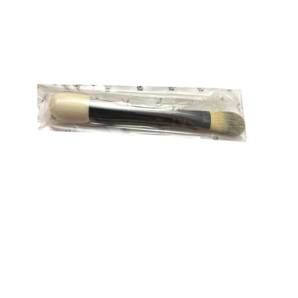 Estee Lauder Double Ended Dual Foundation Brush + sponge Sealed in Package